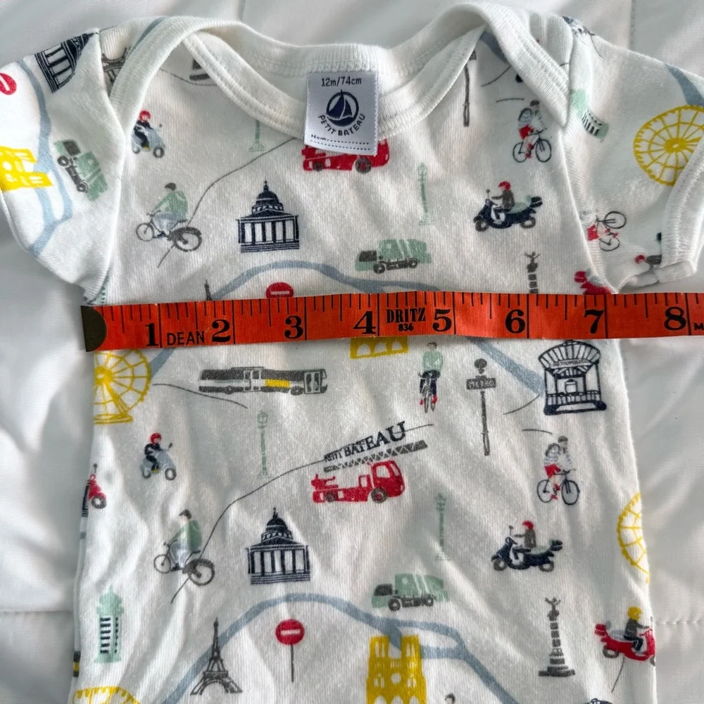 5 for $25!! French Petit Bateau Baby Boy 12 months or 74cm - Picture 9 of 10